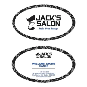Oval Business Cards