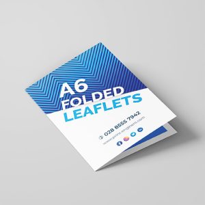 A6 Folded Leaflet