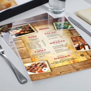 Printed Menus